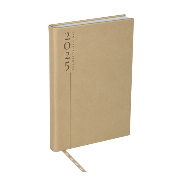 Agenda Diaria Clásica 2025 Beige