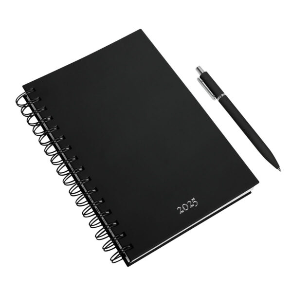 Agenda Diaria Lette 2025 Negro