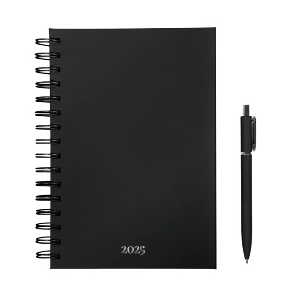 Agenda Diaria Lette 2025 Negro - Imagen 2