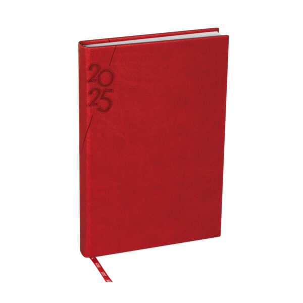 Agenda Diaria Terra 2025 Rojo