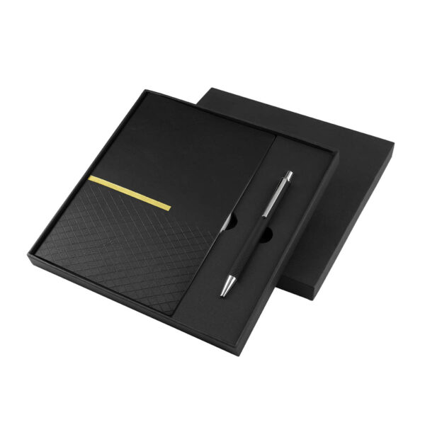 Set De Libreta Zlatna Negro