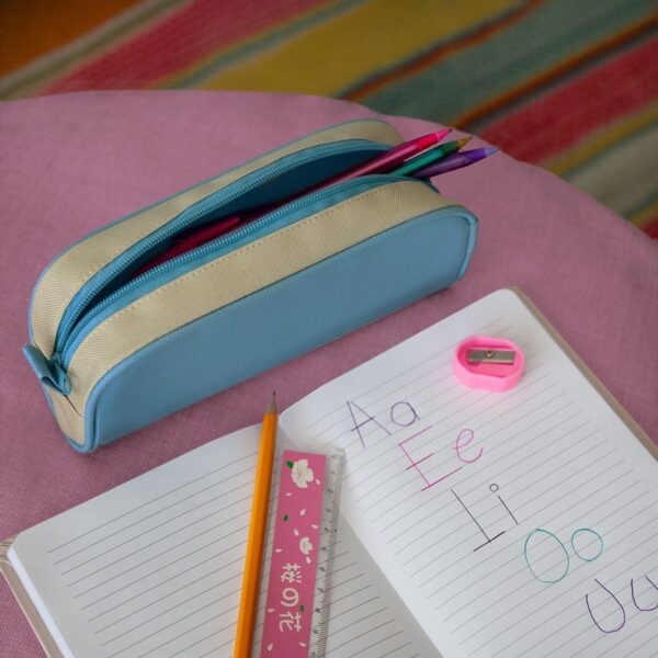 Estuche Escolar Gakko Azul - Imagen 4